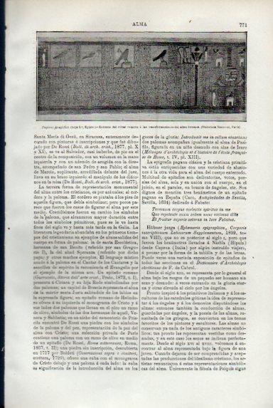 LAMINA V50548: Papirus jeroglifico, transformacion del alma humana