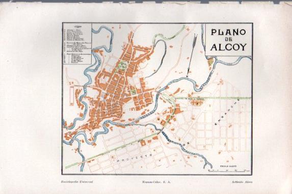 LAMINA V50464: Plano de Alcoy, Alicante