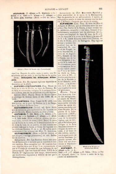 LAMINA V50497: Alfanjes