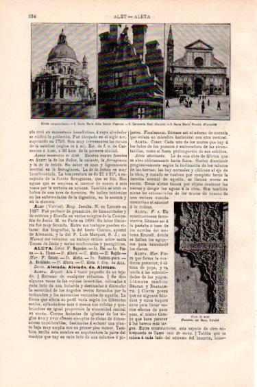 LAMINA V50492: Aletas en Santa Maria Salute Venecia y Santa Maria Novella Florencia