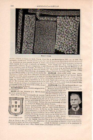 LAMINA V50484: Encajes de Alençon, Francia