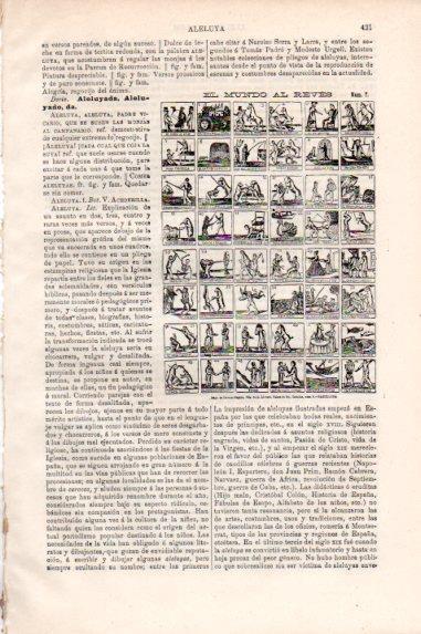 LAMINA V50482: El mundo al reves