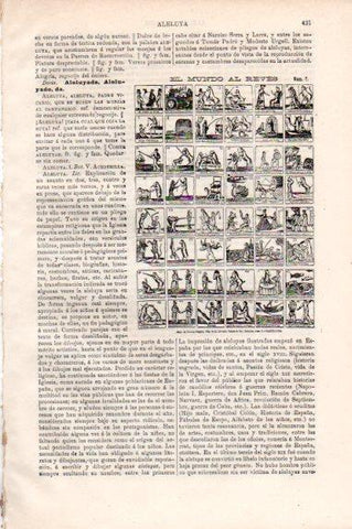 LAMINA V50482: El mundo al reves