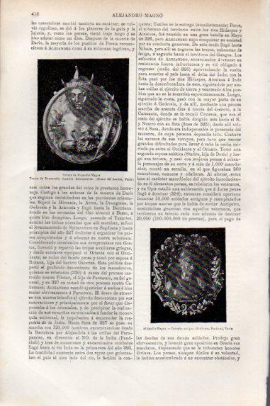 LAMINA V50481: Cabeza de Alejandro Magno, tesoro de Boscoreale