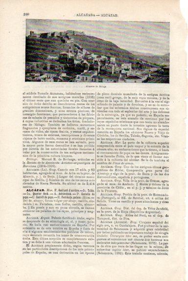 LAMINA V50625: Alcazaba de Malaga