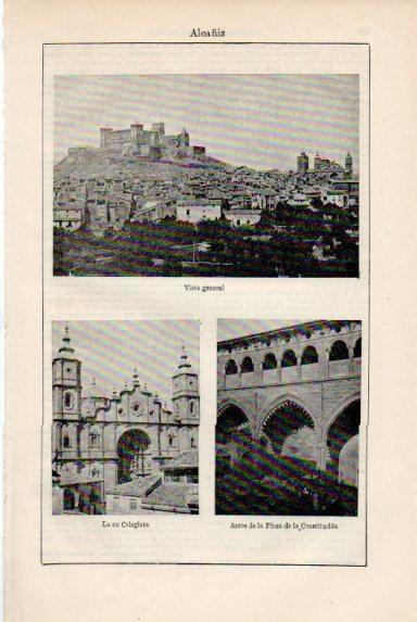 LAMINA V50624: Vistas de Alcañiz, Teruel