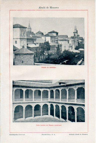 LAMINA V50618: Palacio del Arzobispo en Alcala de Henares