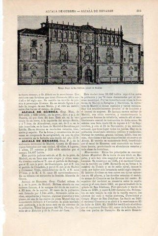 LAMINA V50617: Colegio Mayor de San Ildefonso, Alcala de Henares
