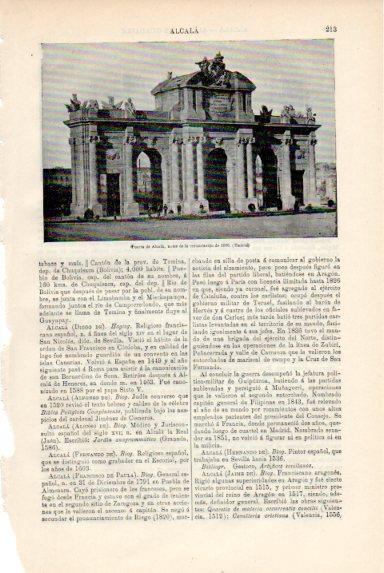 LAMINA V50616: Puerta de Alcala antes de la restauracion de 1906, Madrid