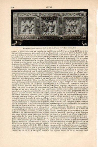 LAMINA V50653: Altar portatil, Museo de Cluny en Paris