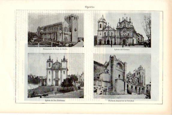 LAMINA V50575: Monasterio, Catedral e iglesias en Oporto, Portugal