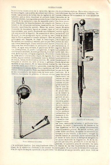LAMINA V50569: Martillo de orificacion para operar