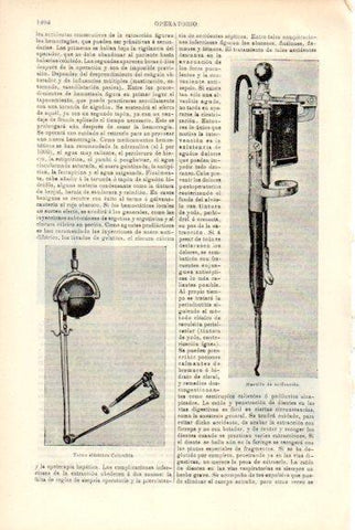 LAMINA V50569: Martillo de orificacion para operar