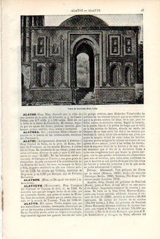 LAMINA V50585: Puerta de Ala-ud-din en Delhi, India
