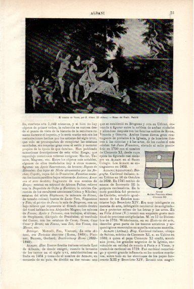 LAMINA V50593: El tocador de Venus por F. Albani