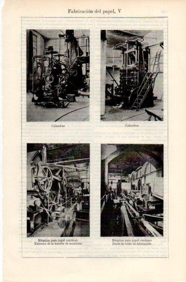 LAMINA V51206: Fabricacion del papel V