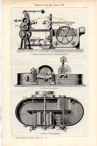 LAMINA V51204: Fabricacion del papel III