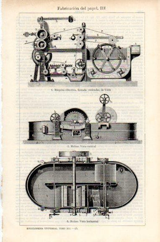 LAMINA V51204: Fabricacion del papel III