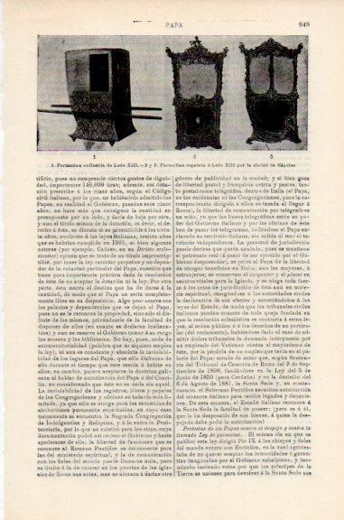 LAMINA V51196: Portantina de Leon XIII