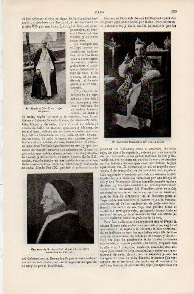 LAMINA V51192: Pio X y Benedicto XV