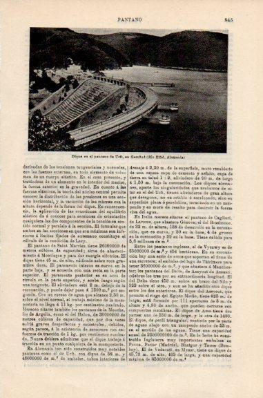 LAMINA V51184: Dique en el pantano de Urft, Alemania