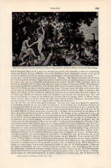 LAMINA V51225: Adan en el Paraiso terrenal por Rubens