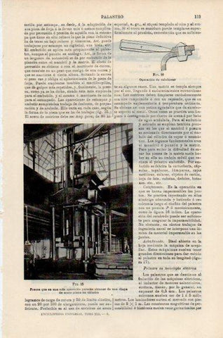 LAMINA V51146: Prensa para obtener una chapa de acero