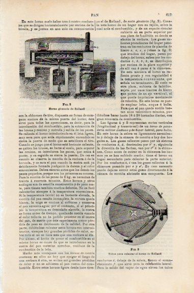 LAMINA V51139: Horno giratorio de Rolland