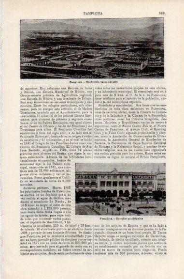 LAMINA V51131: Manicomio vasco navarro en Pamplona