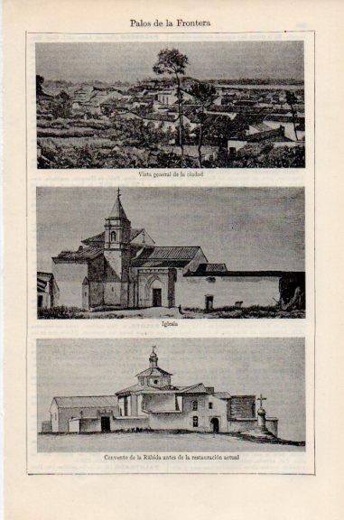 LAMINA V51128: Vistas de Palos de la Frontera, Huelva