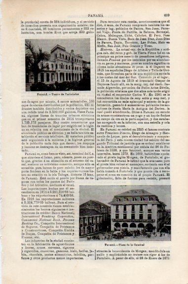 LAMINA V51166: Plaza de la Catedral en Panama