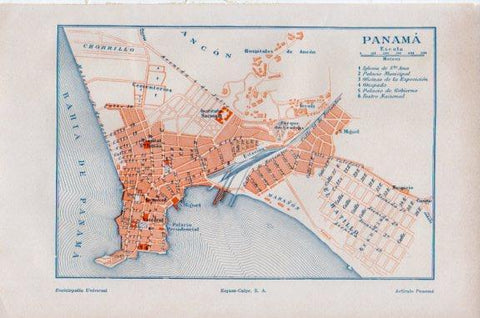 LAMINA V51165: Plano de Panama