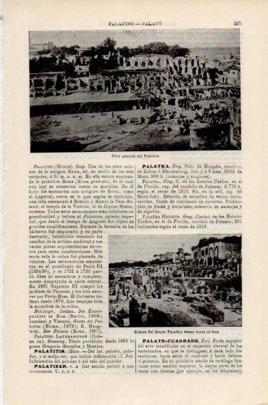 LAMINA V51151: Vista general del Palatino, Roma