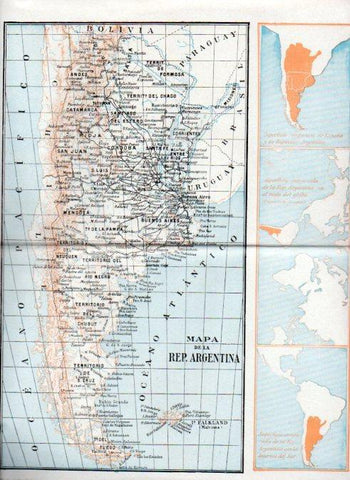 LAMINA V51321: Mapa de Argentina