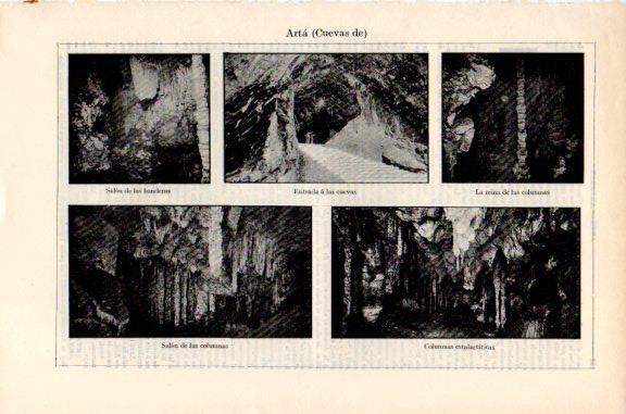LAMINA V51300: Cuevas de Arta en Mallorca