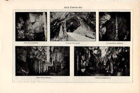 LAMINA V51300: Cuevas de Arta en Mallorca