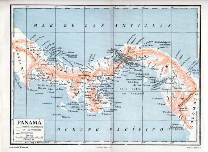 LAMINA V51325: Mapa de Panama