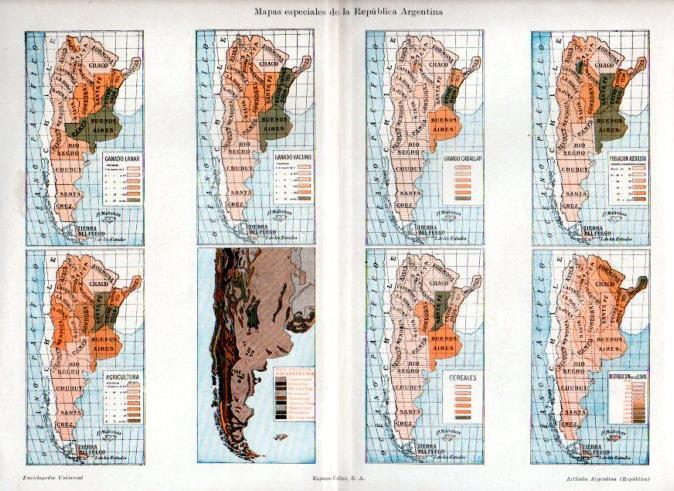 LAMINA V51327: Mapas especiales de Argentina