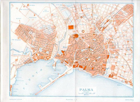 LAMINA V51330: Plano de Palma de Mallorca