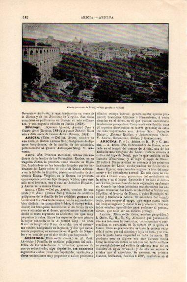 LAMINA V51256: Vista y viaducto en Ariccia, Roma