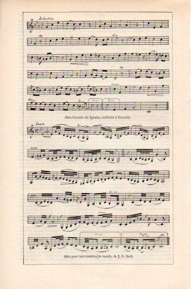 LAMINA V51252: Aria para instrumentos de cuerda por Bach