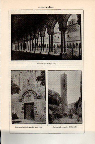 LAMINA V51268: Monumentos en Arles-sur-Tech