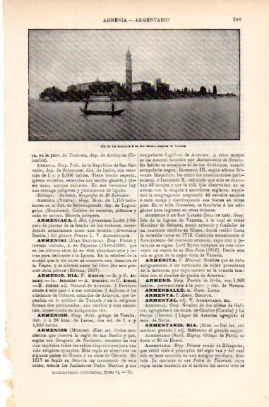 LAMINA V51279: Isla de los Armenios, laguna de Venecia
