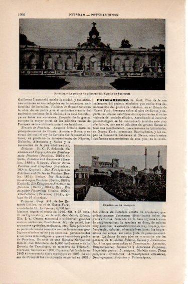 LAMINA V51001: Palacio de Sanssouci, Alemania