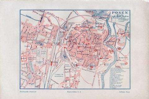 LAMINA V50982: Plano de Posen, Polonia