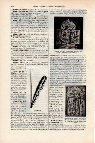 LAMINA V50947: Portapaz iglesia de Zaragoza