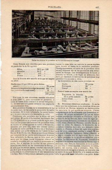 LAMINA V50912: Fabrica de Limoges, taller pintura de porcelana
