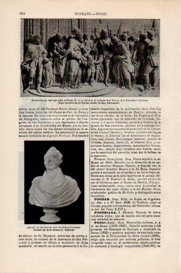 LAMINA V50907: Presentacion del rey niño Alfonso XI por Ponciano Ponzano