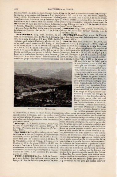 LAMINA V50904: Vista general de Pontresina, Suiza