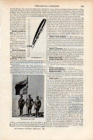 LAMINA V50944: Portaestandarte de Turquia